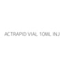 ACTRAPID VIAL 10ML INJ