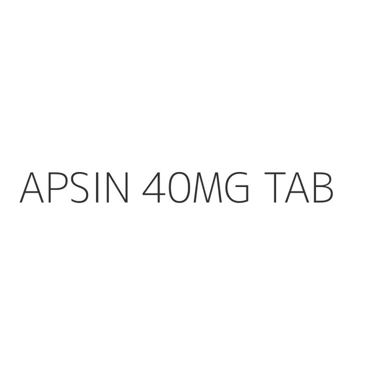 APSIN 40MG TAB