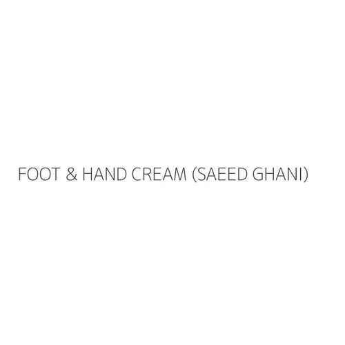 FOOT & HAND CREAM (SAEED GHANI)
