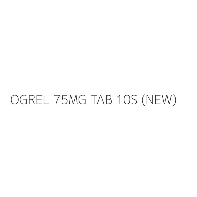 OGREL 75MG TAB 10S (NEW)