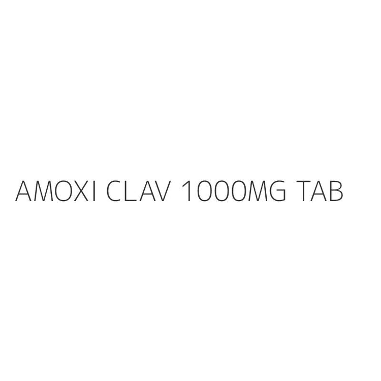 AMOXI CLAV 1000MG TAB