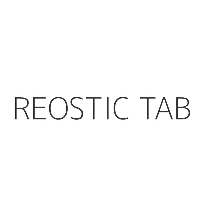 REOSTIC TAB
