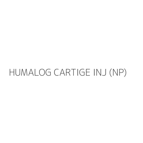 HUMALOG CARTIGE INJ (NP)
