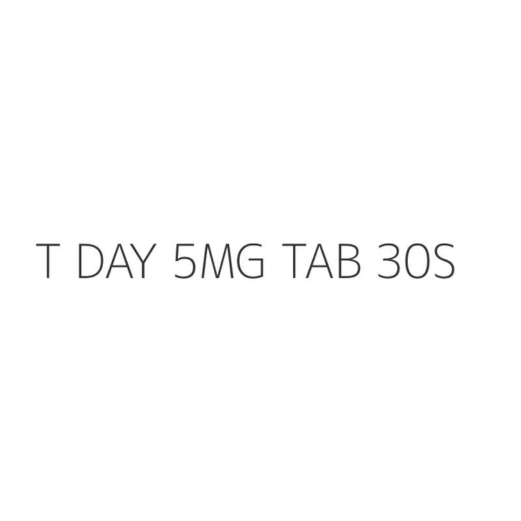 T DAY 5MG TAB 30S