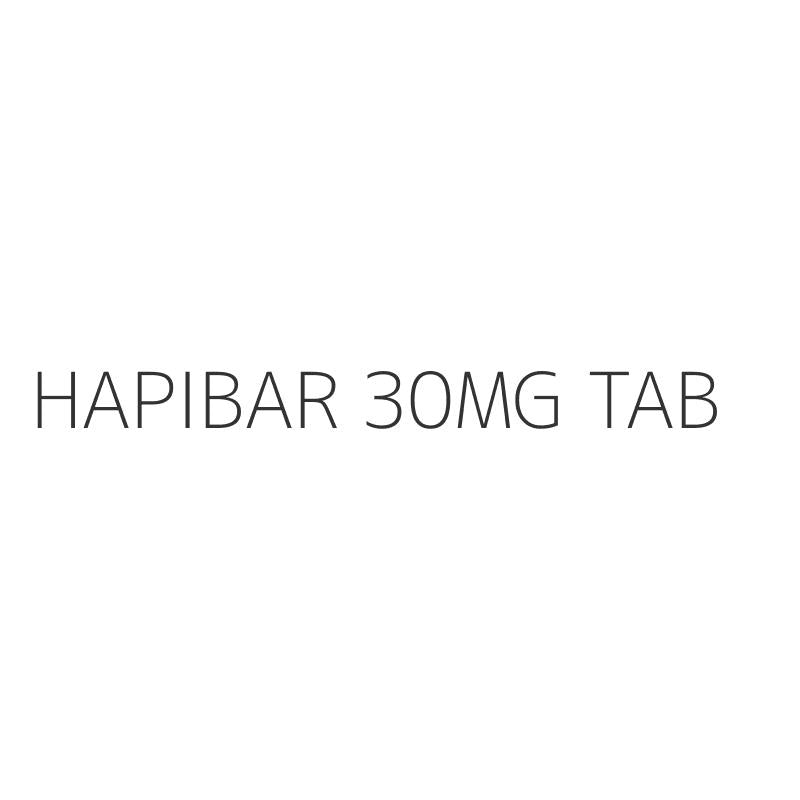 HAPIBAR 30MG TAB