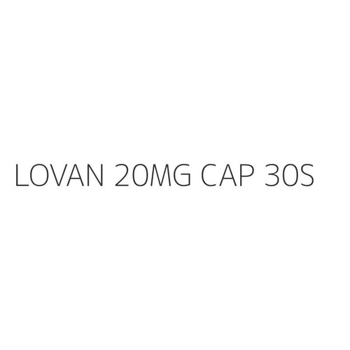 LOVAN 20MG CAP 30S