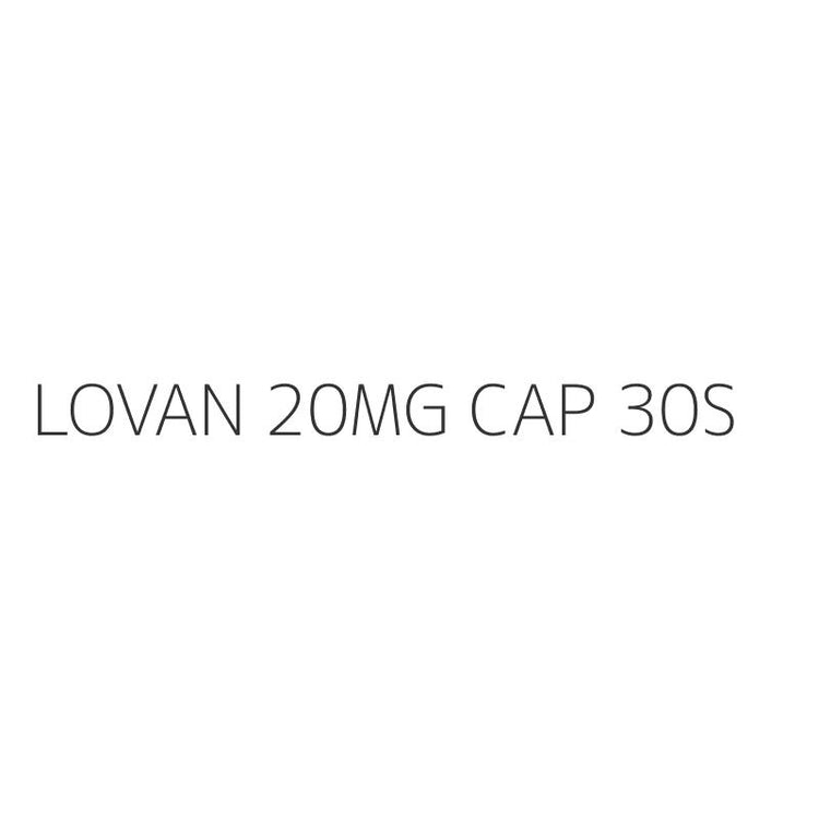 LOVAN 20MG CAP 30S