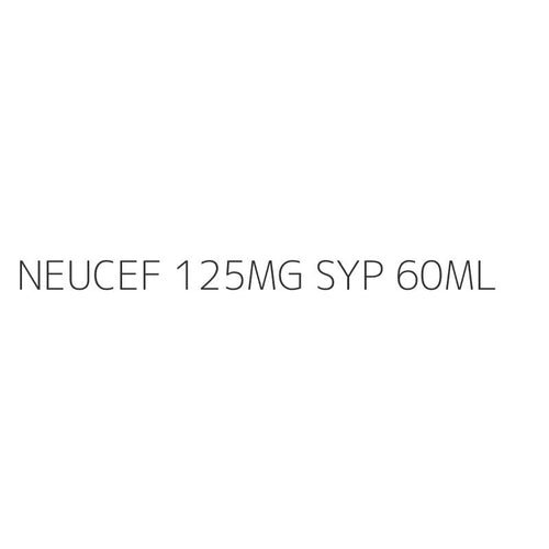 NEUCEF 125MG SYP 60ML