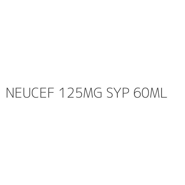 NEUCEF 125MG SYP 60ML
