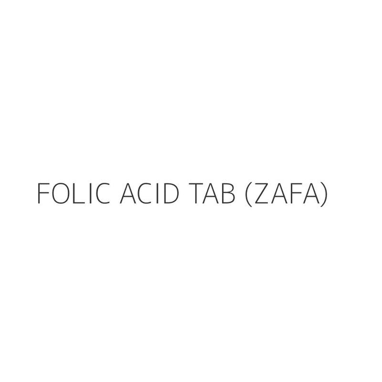 FOLIC ACID TAB (ZAFA)
