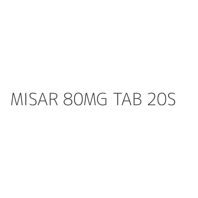 MISAR 80MG TAB 20S