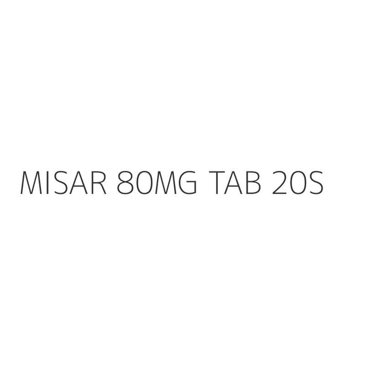 MISAR 80MG TAB 20S