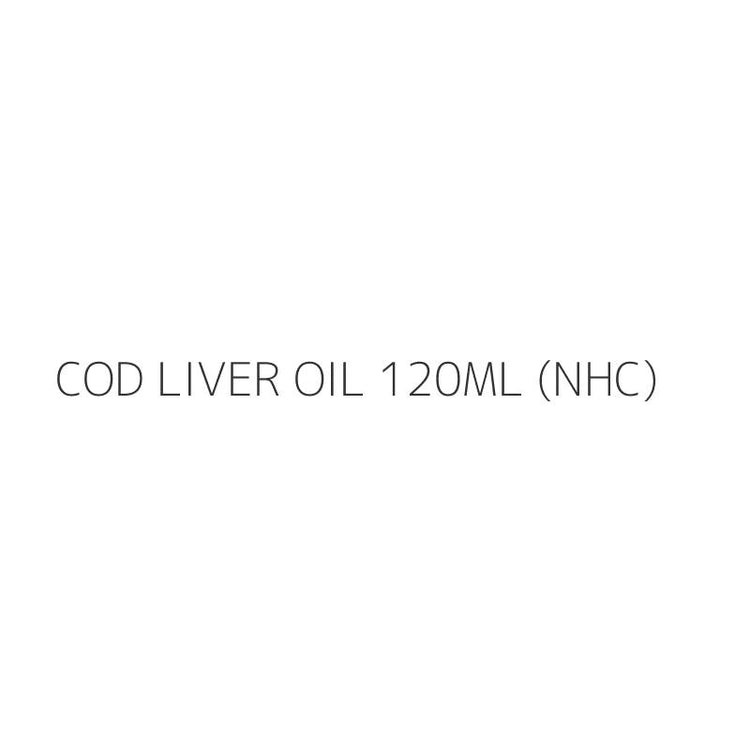 COD LIVER OIL 120ML (NHC)