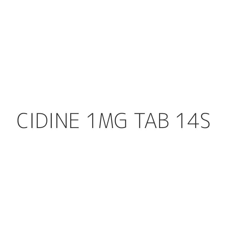 CIDINE 1MG TAB 14S