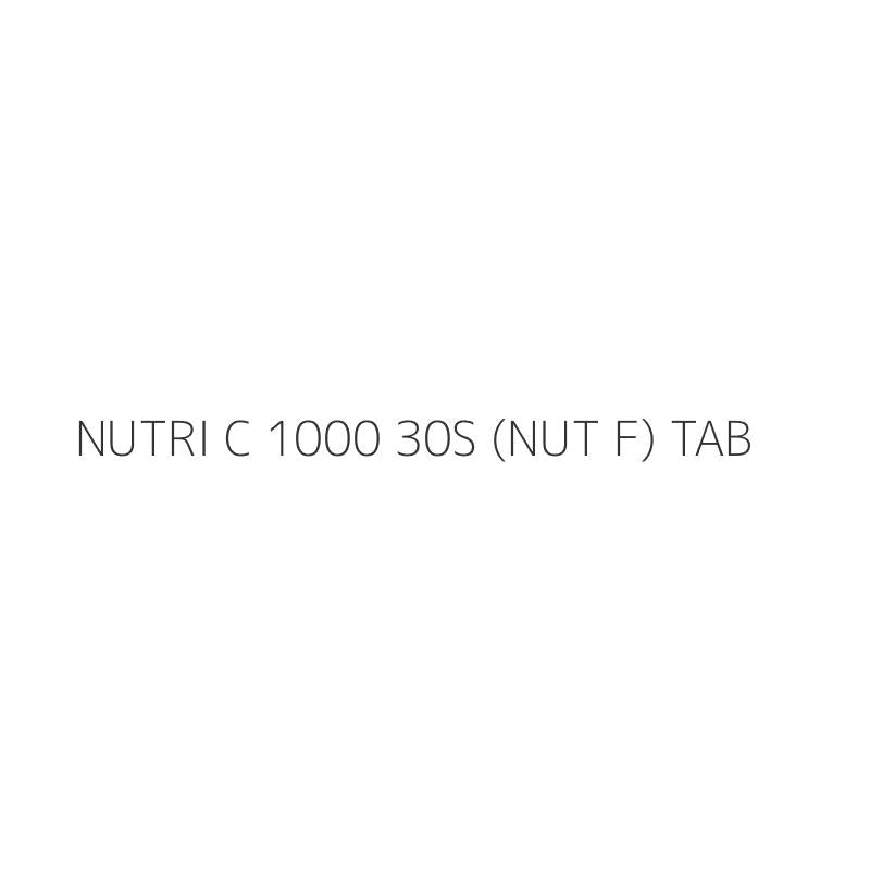 NUTRI C 1000 30S (NUT F) TAB