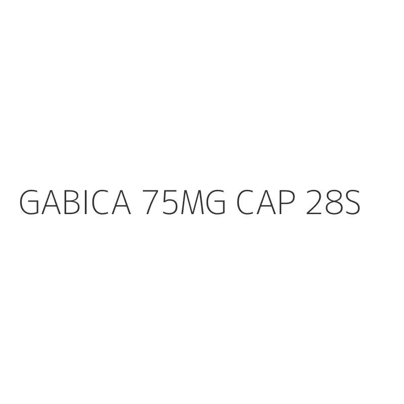 GABICA 75MG CAP 28S
