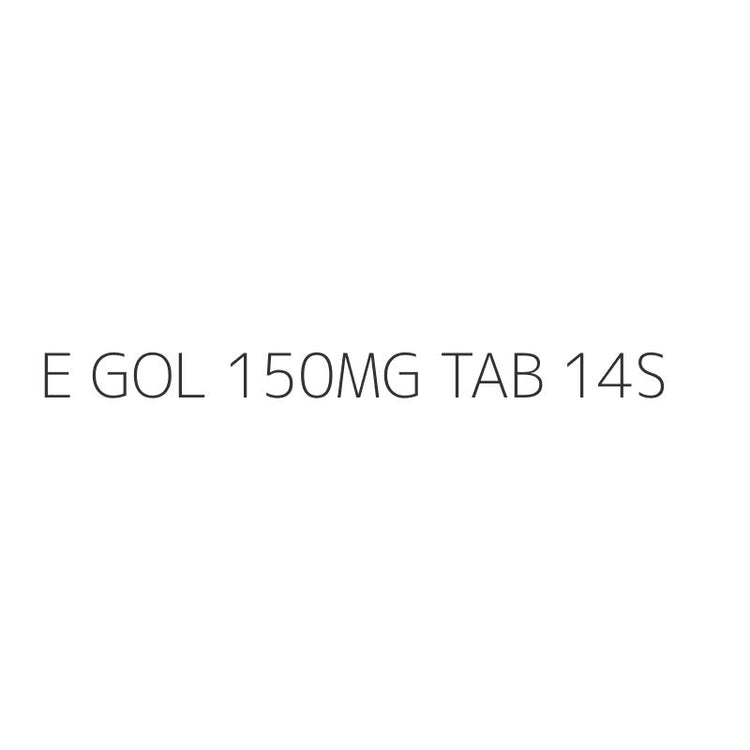 E GOL 150MG TAB 14S