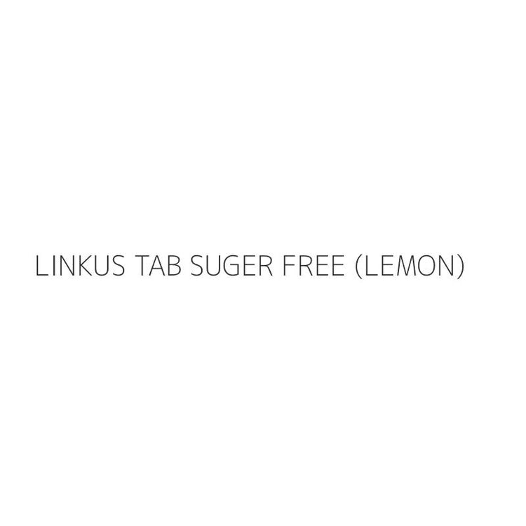 LINKUS TAB SUGER FREE (LEMON)