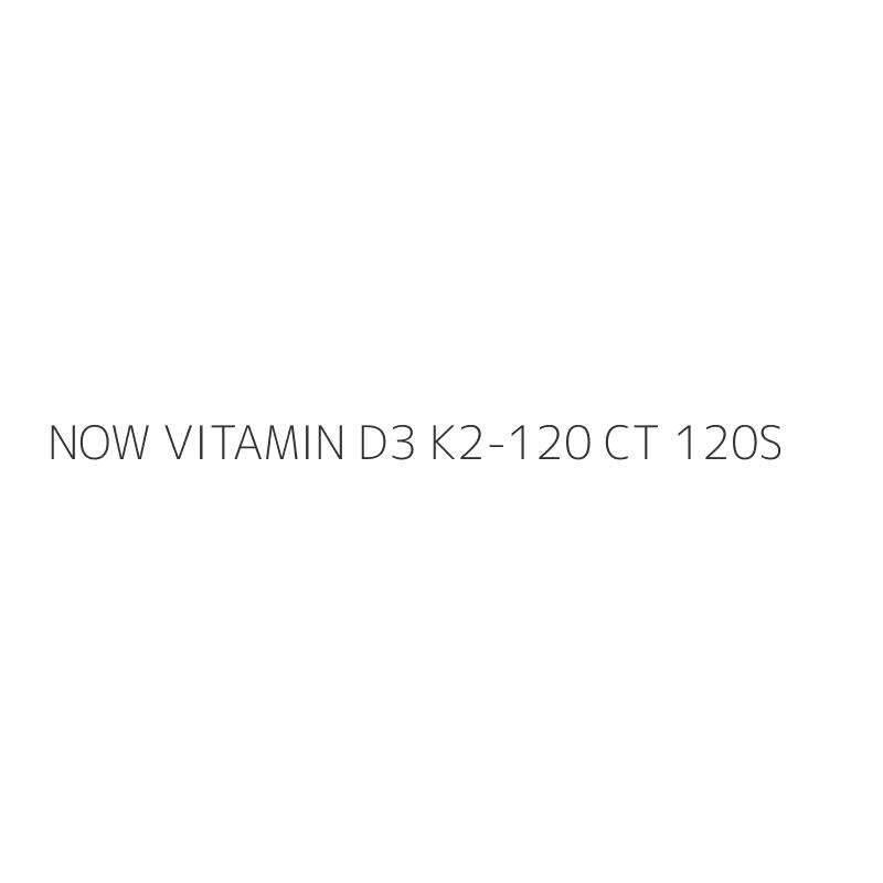NOW VITAMIN D3 K2-120 CT 120S
