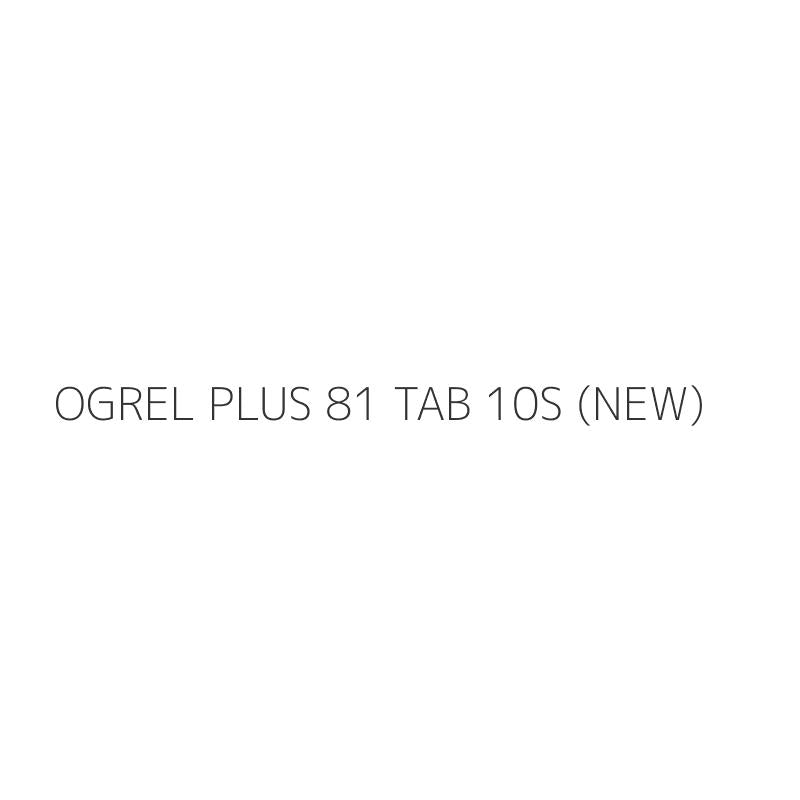 OGREL PLUS 81 TAB 10S (NEW)