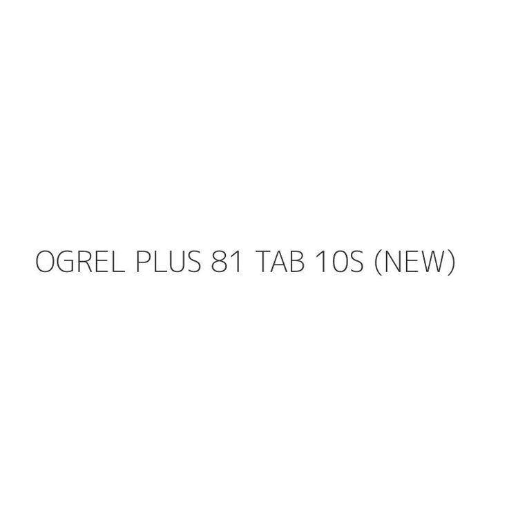 OGREL PLUS 81 TAB 10S (NEW)