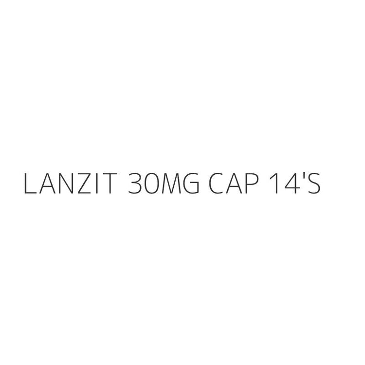 LANZIT 30MG CAP 14'S