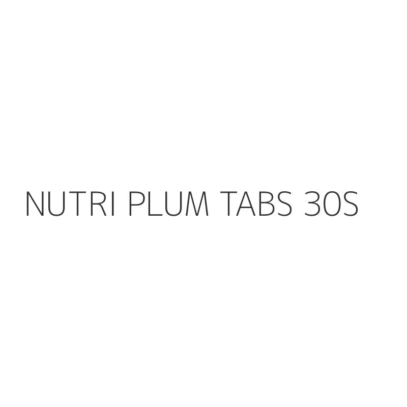 NUTRI PLUM TABS 30S
