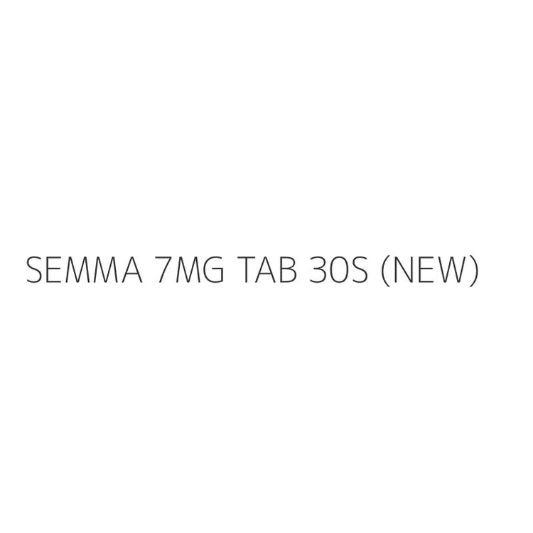 SEMMA 7MG TAB 30S (NEW)