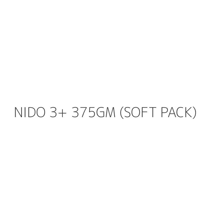 NIDO 3+ 375GM (SOFT PACK)