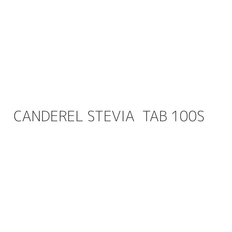 CANDEREL STEVIA  TAB 100S