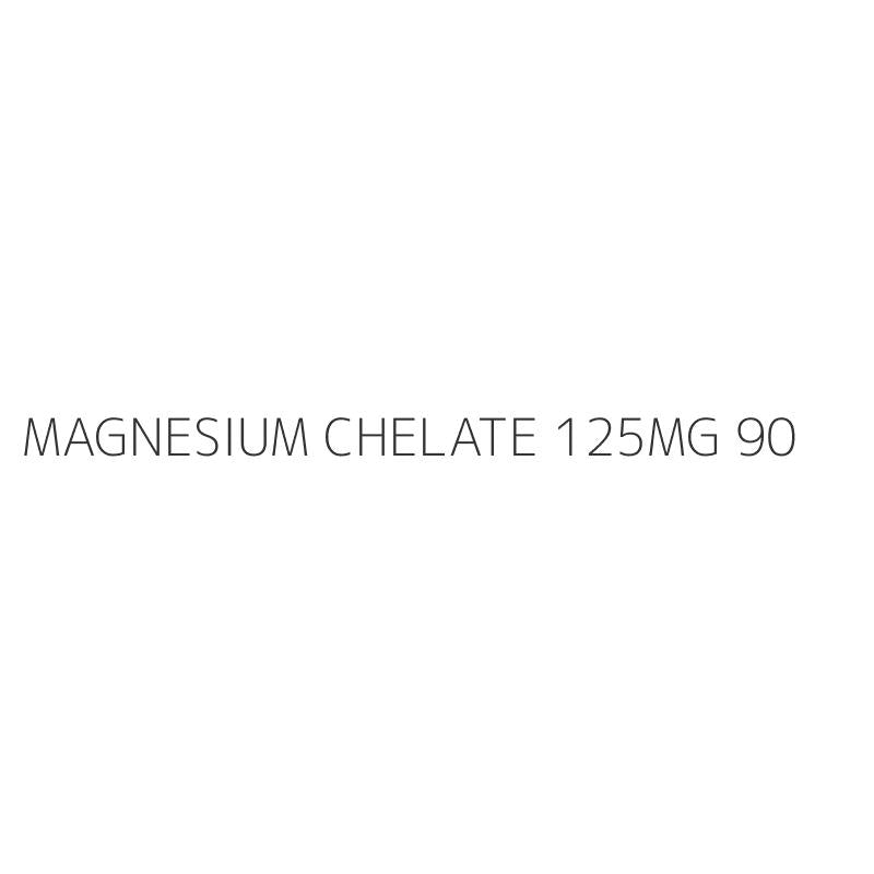 MAGNESIUM CHELATE 125MG 90