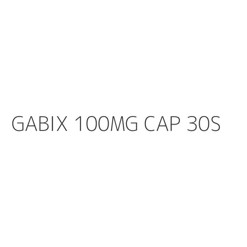 GABIX 100MG CAP 30S