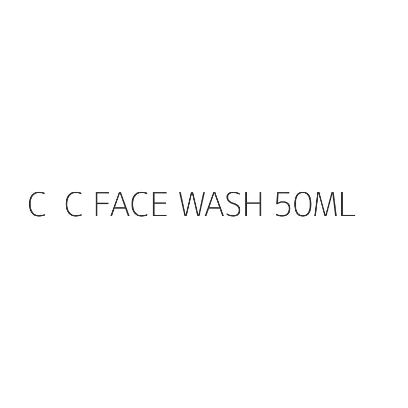 C  C FACE WASH 50ML