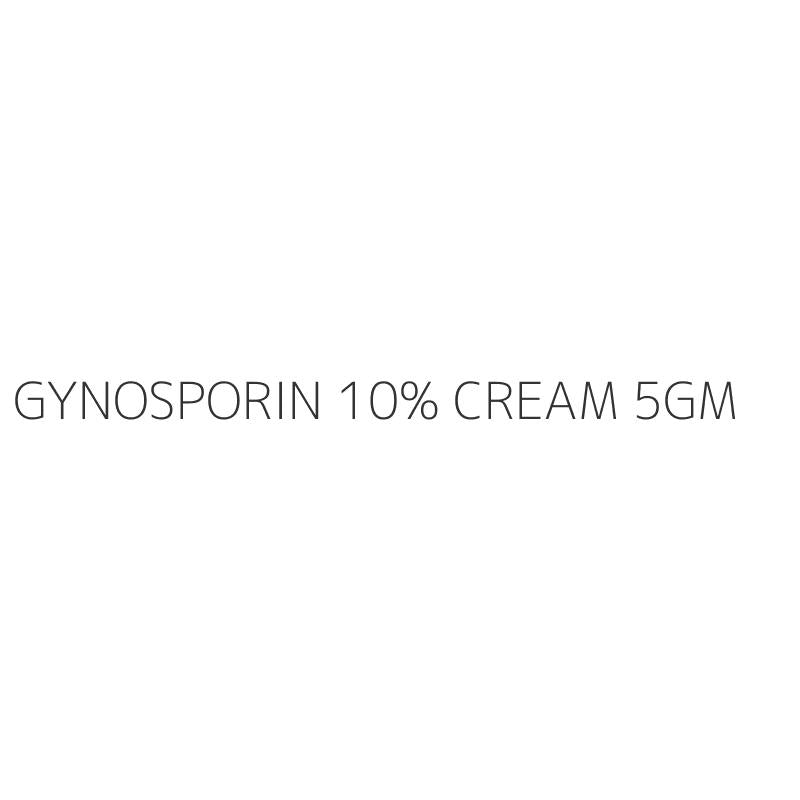 GYNOSPORIN 10% CREAM 5GM