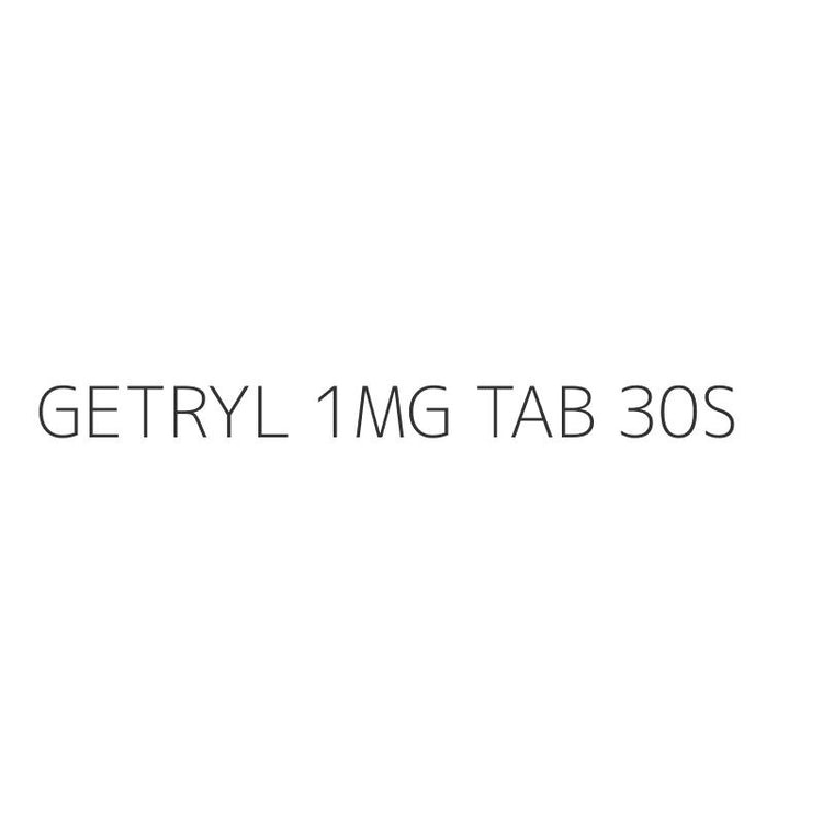 GETRYL 1MG TAB 30S