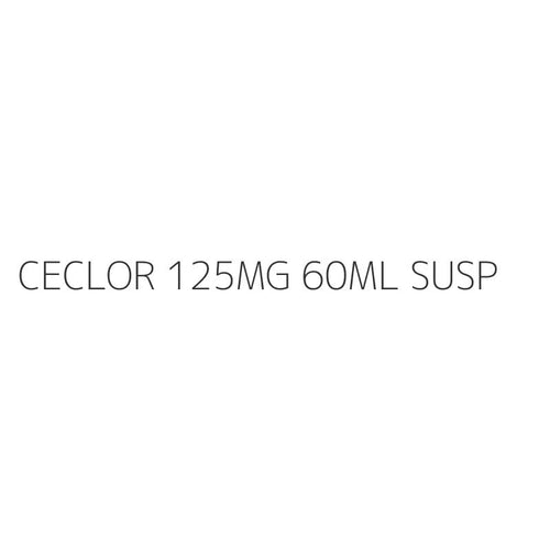 CECLOR 125MG 60ML SUSP
