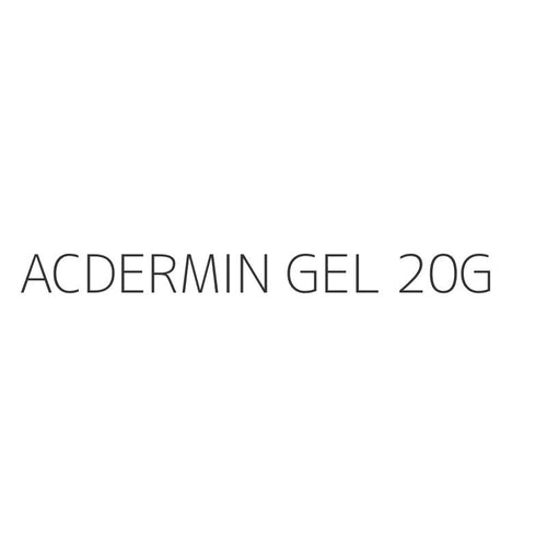 ACDERMIN GEL 20G