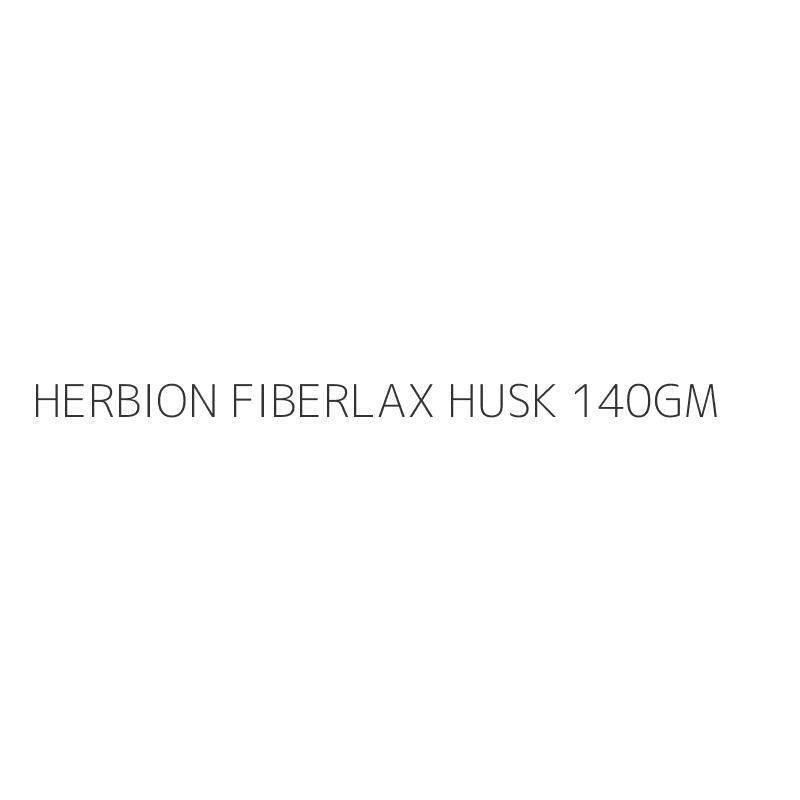 HERBION FIBERLAX HUSK 140GM