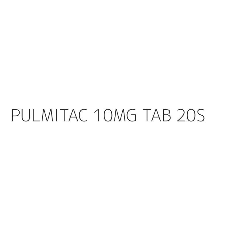 PULMITAC 10MG TAB 20S
