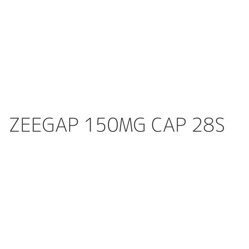 ZEEGAP 150MG CAP 28S
