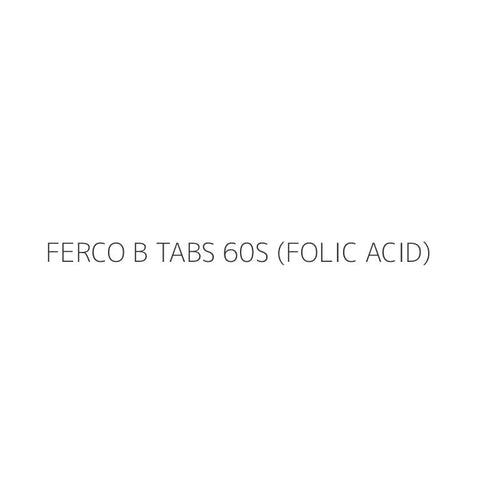FERCO B TABS 60S (FOLIC ACID)