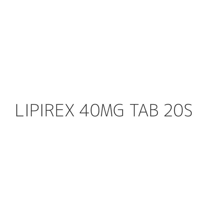 LIPIREX 40MG TAB 20S