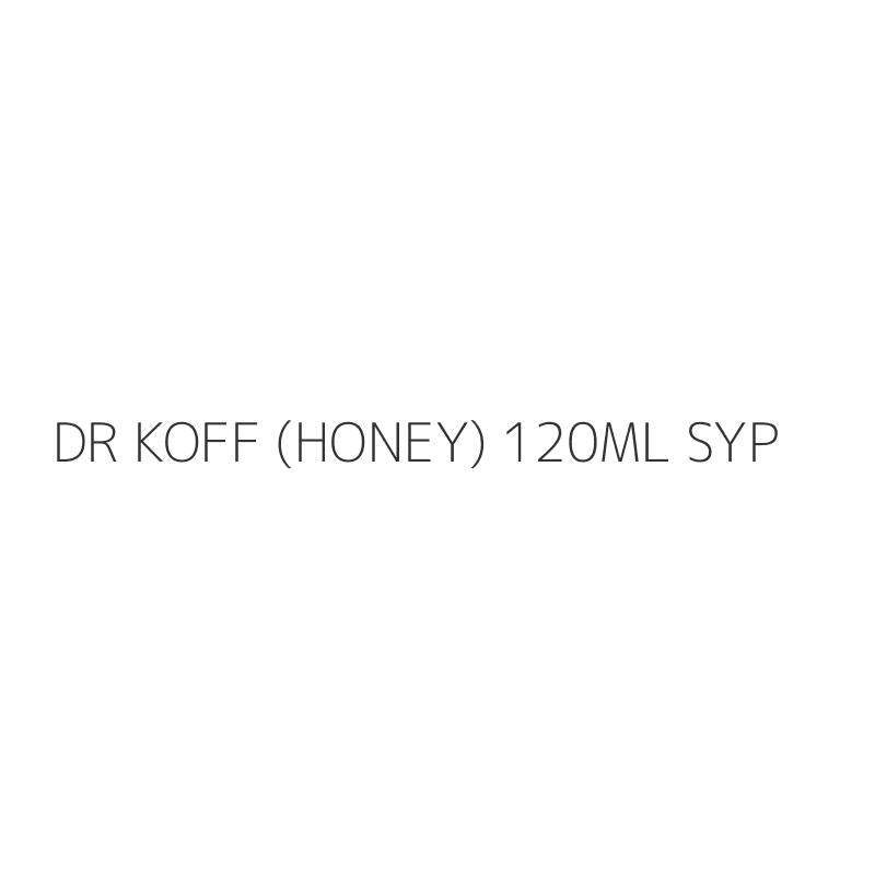 DR KOFF (HONEY) 120ML SYP