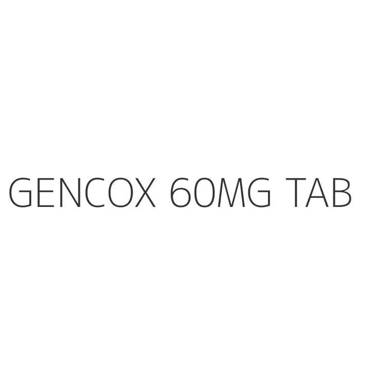 GENCOX 60MG TAB