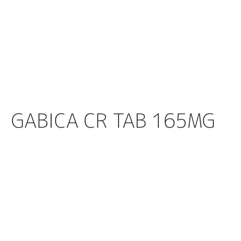 GABICA CR TAB 165MG