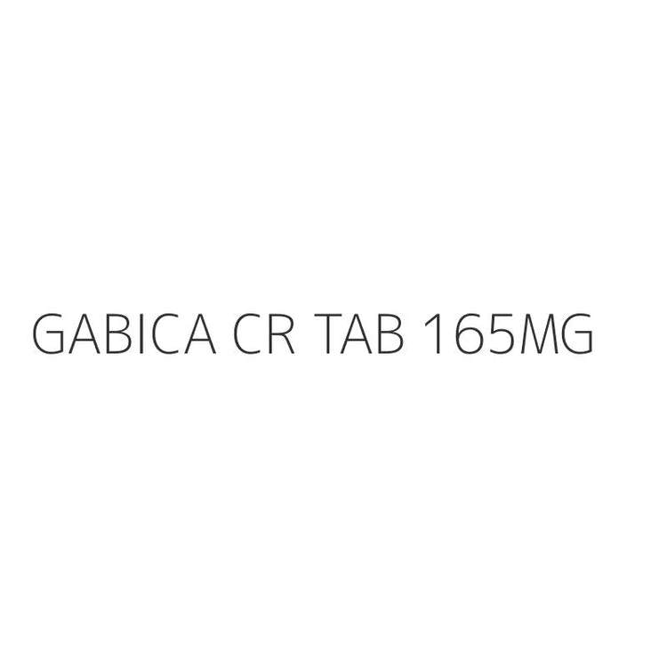 GABICA CR TAB 165MG