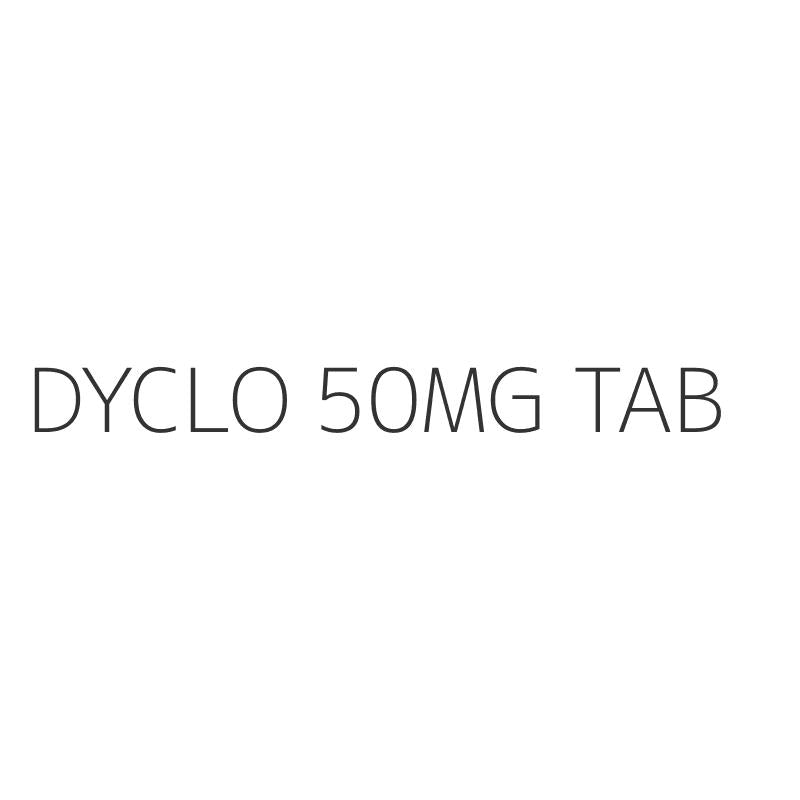 DYCLO 50MG TAB