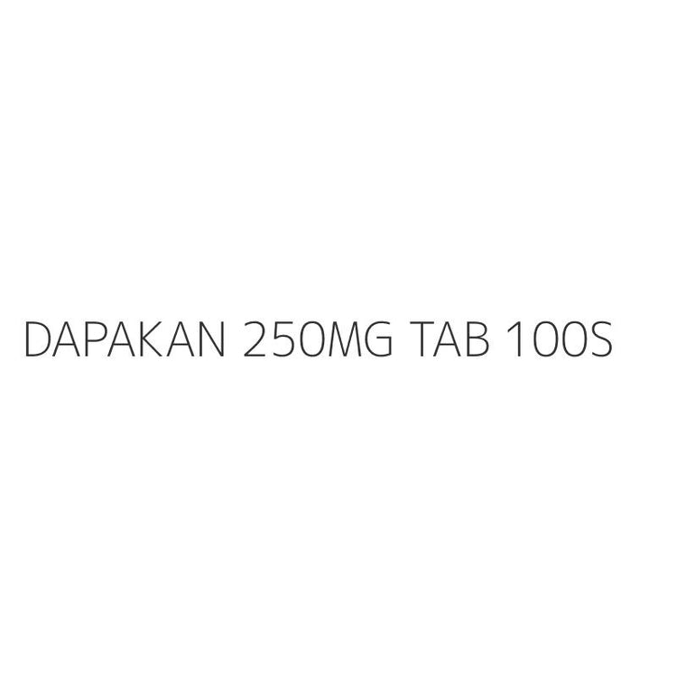 DAPAKAN 250MG TAB 100S
