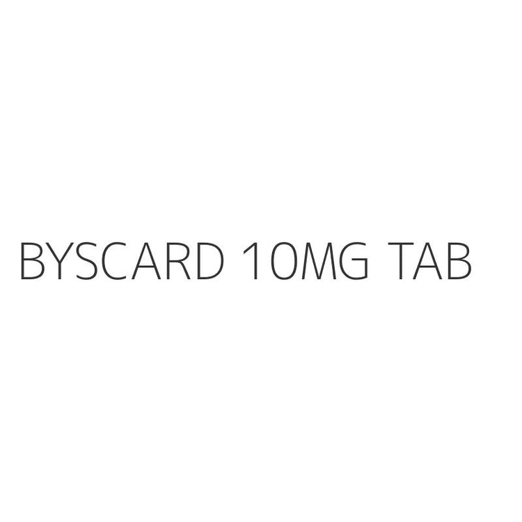 BYSCARD 10MG TAB