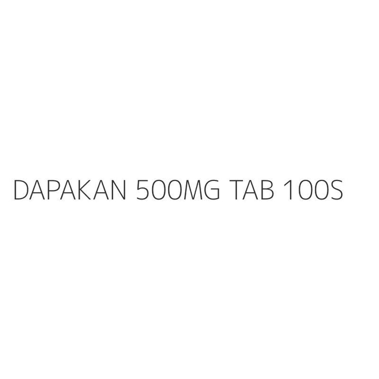 DAPAKAN 500MG TAB 100S